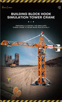 Reobrix Technic 22013 Tower Crane Building Blocks Set with Remote Control