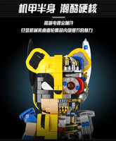 Wangao 188013 Wolverine Mechanical Bear Half Clear Version