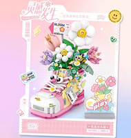 LOZ Mini Model 1350 and 1351 - Floral Shoe Collection