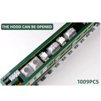 Mould King Building Block, World Railway Train Bricks No.NJ2 Diesel Locomotives Extension Cart for 12001 (12001CX) 1009+ Pieces