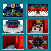 Mould King Building Block, Architecture Stucture, Temple of Heaven (22009) 5532 Pieces