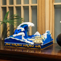 Pantasy Building Block, UKIYO-E Kanagawa Surfing (85002) 1345 Pieces