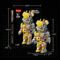 Wangao Building Block, Bear Robot Bumblebee (188005) 1961 Pieces
