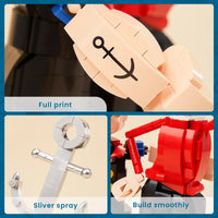 Pantasy Building Block, Popeye Series, Popeye & Olive (86401) 1500 Pieces