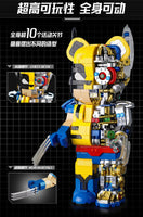 Wangao 188013 Wolverine Mechanical Bear Half Clear Version