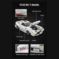 CaDA Initial D 1:24 Mazda RX-7 FC3S (C55012)