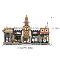 Pantasy Building Block, Steam Punk Series, Steampunk Train Station (85007) 2723 Pieces
