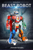 Mould King Building Block, Creative Idea Series, Motorized Voltron Robot (15037) 1003 Pieces