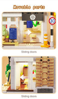 CADA Summer Japanese Coffee Shop Modular MOC House Building Kit C66007W