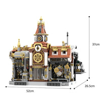 Pantasy Building Block, Steam Punk Series, Steampunk Train Station (85007) 2723 Pieces