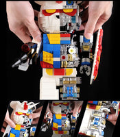 WANGAO 188002 32CM Cartoon Action Figure Gundam Mechanical Bear Building Blocks