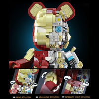 Wangao Mechanical Bear Robot Iron Man (188004) 1600+ Pieces