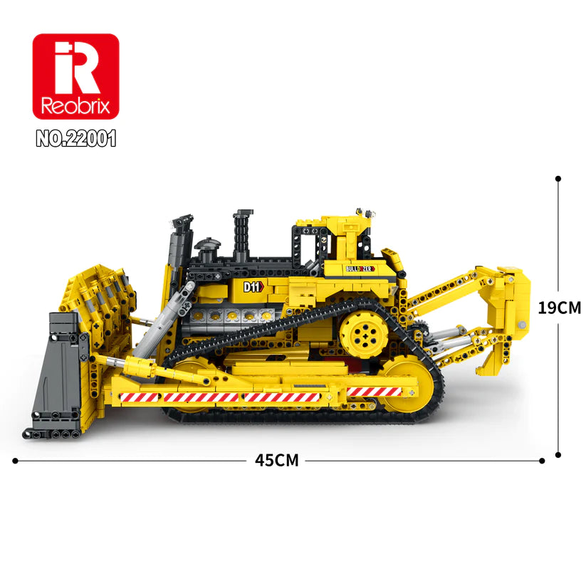 Reobrix Technic 22001 D11 Bulldozer - The Ultimate Building