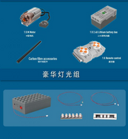 Mould King Building Block: Motorized Ferris Wheel with LED Light (11006)