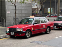 Nostalgic Classic Hong Kong Retro Red Taxi (991010)