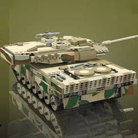 Mould King Building Block, Military Leopard 2 Tank with remote control (20020) 1091 Piecesing Set