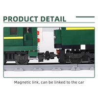 Mould King Building Block, World Railway Train Bricks No.NJ2 Diesel Locomotives Extension Cart for 12001 (12001CX) 1009+ Pieces