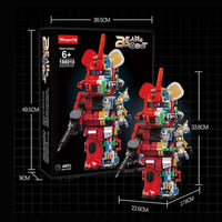 Wangao Building Block, Bear Robot Zaku (188010) 2135 Pieces