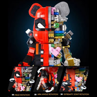 Wangao Building Block, Bear Robot Deadpool (188014) 2000 Pieces