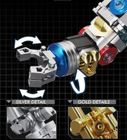 WANGAO 188002 32CM Cartoon Action Figure Gundam Mechanical Bear Building Blocks