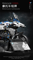 BMW R1250 GS Motorcycle (T4022) 2369 Pieces, 1:5 Scale