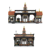 Pantasy Building Block, Steam Punk Series, Steampunk Train Station (85007) 2723 Pieces