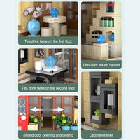 Japanese Tea House Building Blocks Set (C66010W)