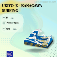 Pantasy Building Block, UKIYO-E Kanagawa Surfing (85002) 1345 Pieces