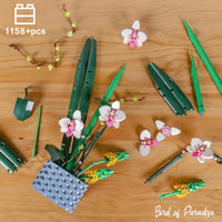 Mould King Building Block, Flower World, Butterfly Bouquet (10025) 1158 Pieces