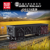Mould King Building Block, QJ Steam Locomotive Building Set (12003), 1511 Pieces