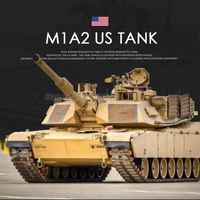 1630pcs Military 1:28 M1a2 Abrams Main Battle Tank 5 Dolls Army Weapon