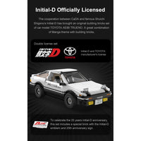 CaDA Initial D 1:12 Toyota Trueno AE86 (C61024), Non-Motorized Version