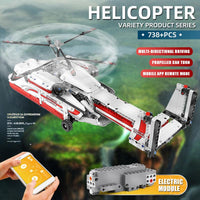 High-Tech Series Helicopter App Motorized Building Set (15012)