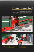 Mould King Building Block, Motorized BR18 German Express Train (12007) 2348 Pieces