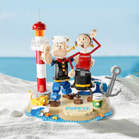 Pantasy Building Block, Popeye Series, Popeye & Olive (86401) 1500 Pieces