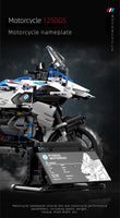 BMW R1250 GS Motorcycle (T4022) 2369 Pieces, 1:5 Scale