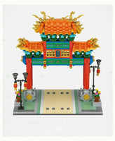 LoZ Mini Building Block, Street Series, Chinatown (1030) 3581 pieces