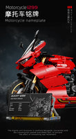 TGL Building Block, Technic Series, Ducati Motorcycle (T4020) 1809 Pieces, 1:5 Scale