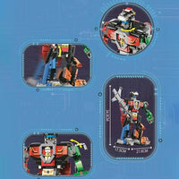 Mould King Building Block, Creative Idea Series, Motorized Voltron Robot (15037) 1003 Pieces