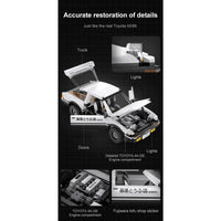 CaDA Initial D 1:12 Toyota Trueno AE86 (C61024), Non-Motorized Version