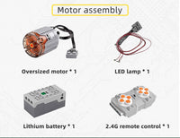 Mould King Building Block, World Railway Train Static (12001) 2086 Pieces