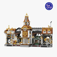 Pantasy Building Block, Steam Punk Series, Steampunk Train Station (85007) 2723 Pieces