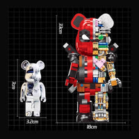 Wangao Building Block, Bear Robot Deadpool (188014) 2000 Pieces