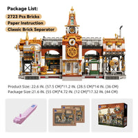 Pantasy Building Block, Steam Punk Series, Steampunk Train Station (85007) 2723 Pieces
