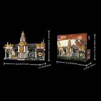 Pantasy Building Block, Steam Punk Series, Steampunk Train Station (85007) 2723 Pieces