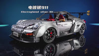 TGL Building Block, Technic Series, GR2 RS 911 Silver Grey (T5026B) 3389 Pieces, 1:8 Scale, Static Version