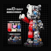 Wangao Building Block, Bear Robot Angry Bear (188001) 2000 Pieces