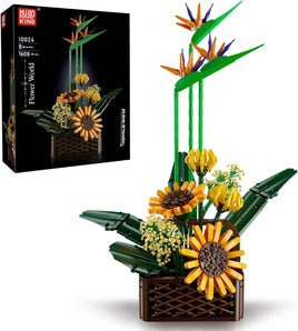 Mould King Building Block, Flower World, Birds of Paradise (10024) 1608 Pieces