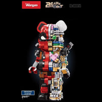 Wangao Building Block, Bear Robot Deadpool (188014) 2000 Pieces