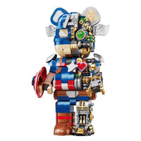 Wangao Building Block, Bear Robot  Captain America (188009) 1701 Pieces